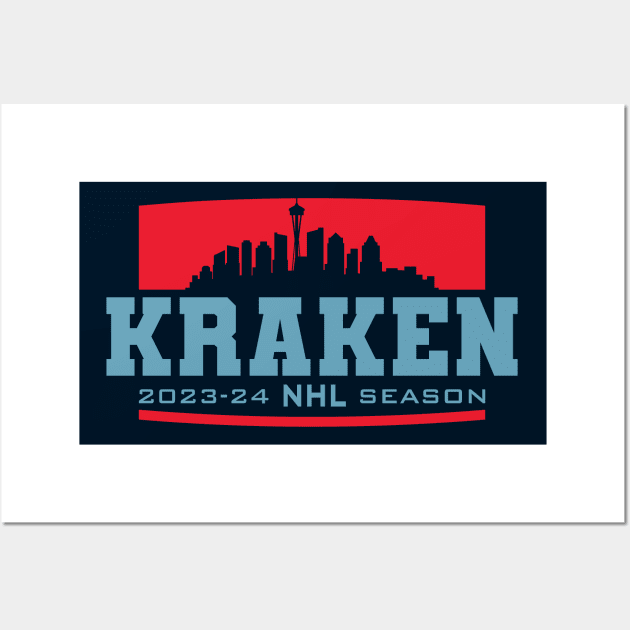 Kraken Hockey 2023-24 Wall Art by Nagorniak